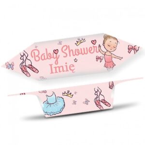 Krówki Baby Shower Różowa baletnica