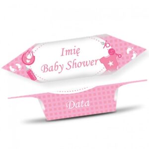 Krówki Baby Shower Różowe ubranka