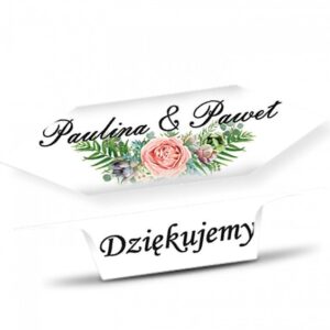Krówki Ślub Podziękowanie Paprocie