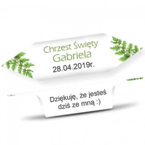 Krówki na Chrzest Dębowe liście