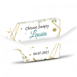 Krówki na Chrzest Złote linie