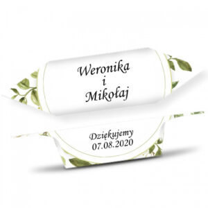 Krówki Ślub Podziękowanie Zielony krąg