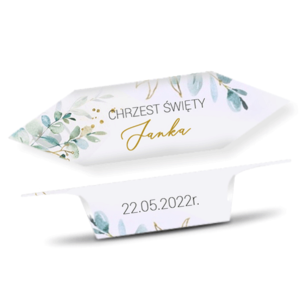 Krówki na Chrzest Gałązki akwarela