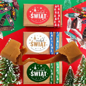 Świąteczny Zestaw 250 g krówek – mix świątecznych 7 smaków